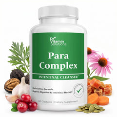 DR VITAMIN SOLUTIONS frasco frontal mostrando etiqueta y beneficio de apoyo digestivo