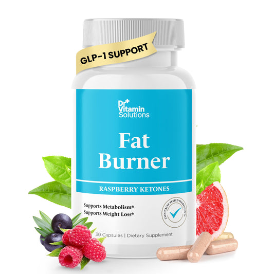 DR VITAMIN SOLUTIONS frente del empaque mostrando etiqueta y beneficio