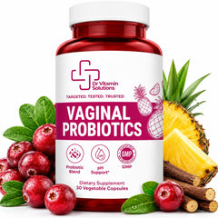 DR VITAMIN SOLUTIONS envase frontal mostrando marca y propósito de equilibrio pH
