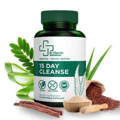 DR VITAMIN SOLUTIONS envase frontal que muestra el producto y la duración de 15 días