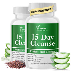 DR VITAMIN SOLUTIONS frente del envase mostrando el programa de 15 días y confianza