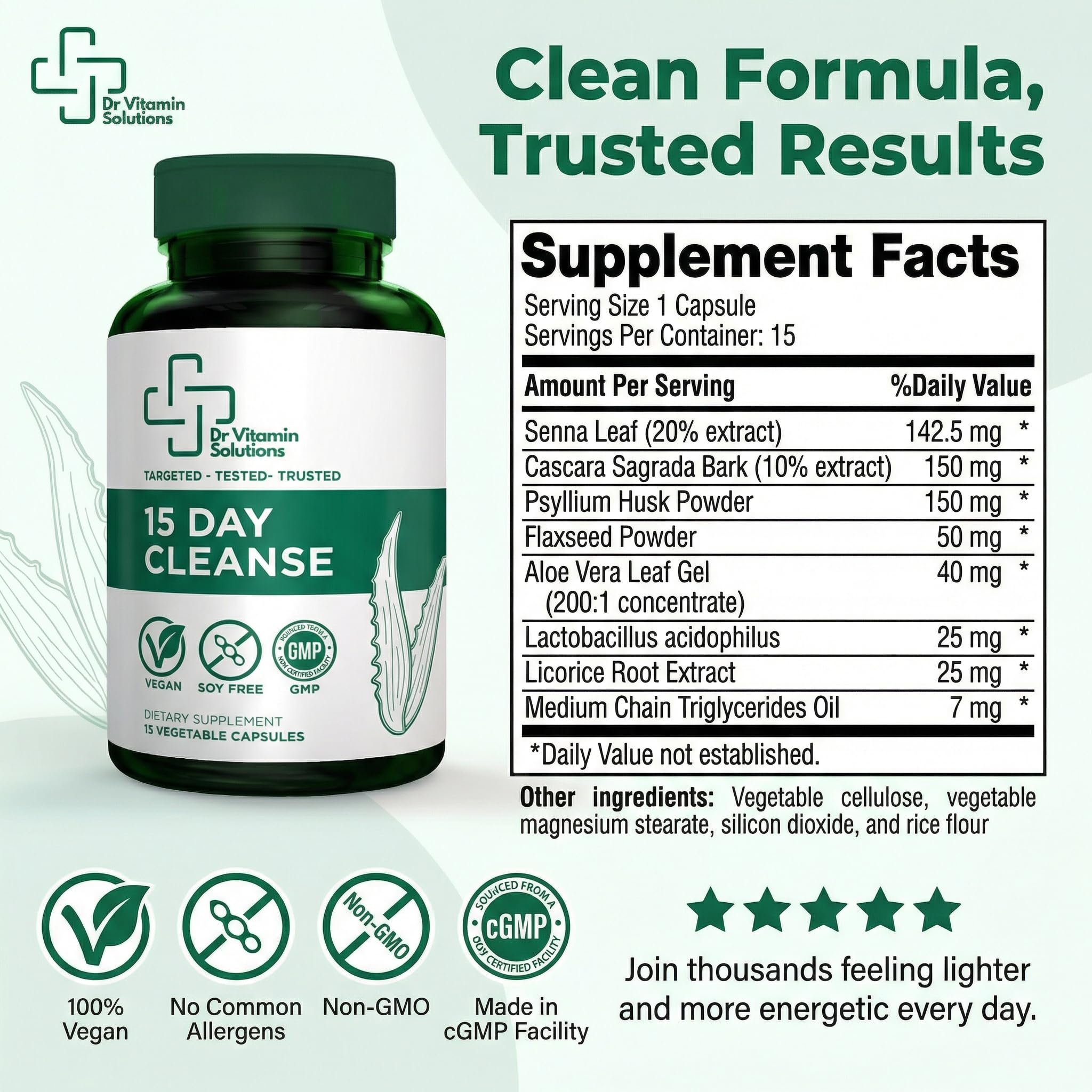 DR VITAMIN SOLUTIONS detalle de cápsulas para apreciar textura y color uniforme