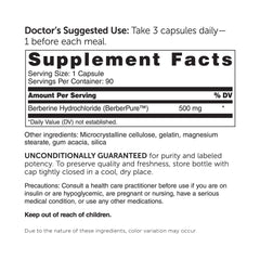 Dr. Whitaker detalle de etiqueta que destaca 1.500 mg dosificación