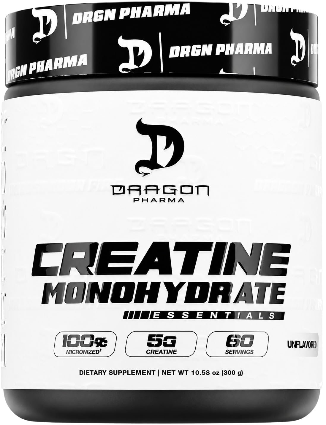 DRAGON PHARMA envase frontal mostrando formato y beneficios de pureza