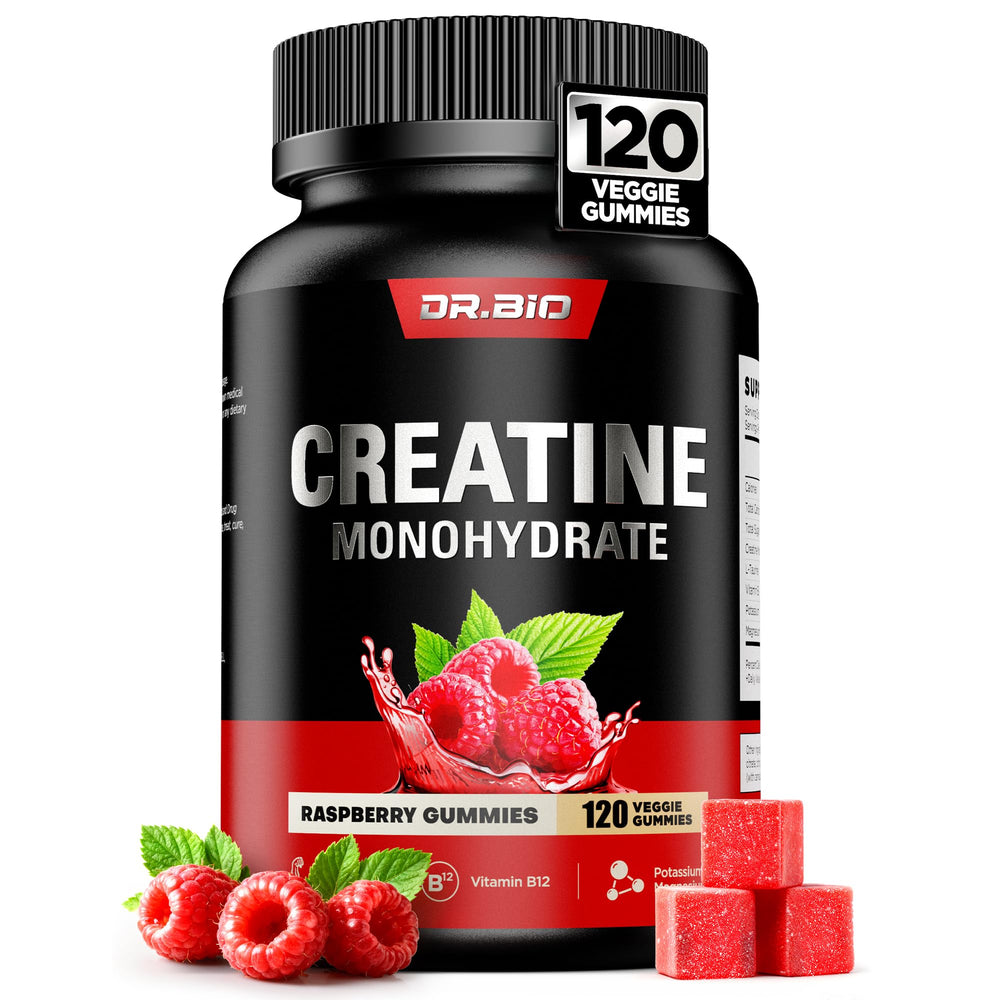 DR.BIO envase frontal de Instant Boost con 5 g creatina, muestra conveniencia