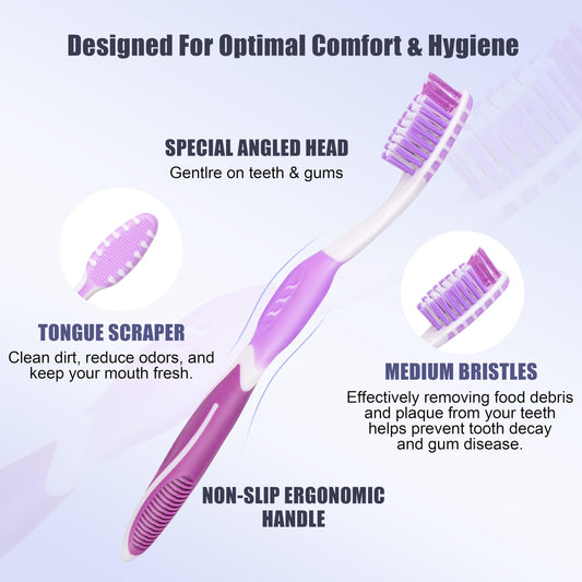 DR.BRIGHT primer plano del raspador de lengua, mejora frescura bucal