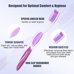 DR.BRIGHT primer plano del raspador de lengua, mejora frescura bucal