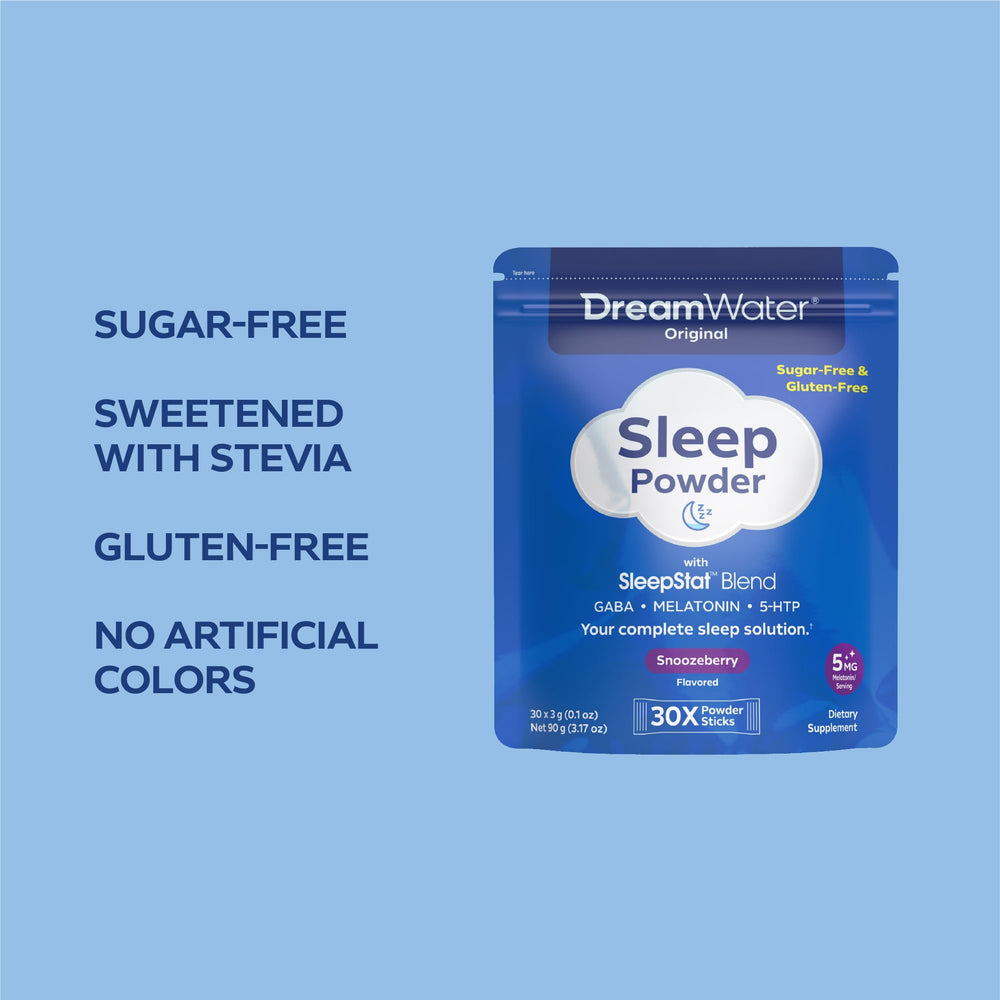 Dream Water preparado en vaso demostrando disolución rápida y consumo cómodo