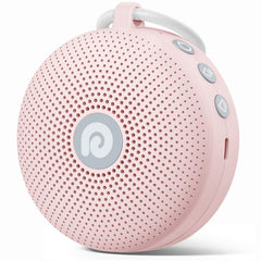 Dreamegg vista frontal mostrando botones y diseño portátil para sueño tranquilo