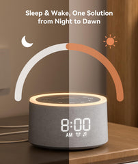 Dreamegg D1+ luz cálida encendida para ambiente nocturno relajante