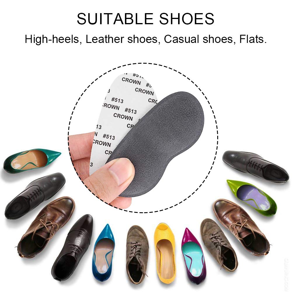 Dr.Foot aplicación en zapato de vestir para mejor sujeción y menos rozaduras