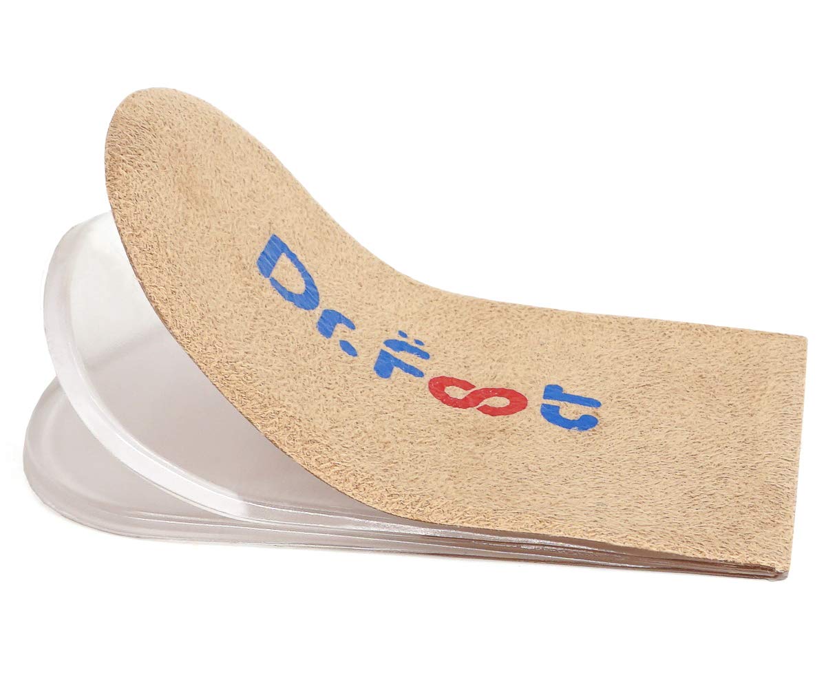 Dr.Foot vista frontal del par en empaque mostrando color beige y diseño cómodo