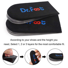 Dr Foot elevador dentro de bota demostrando comodidad y compatibilidad