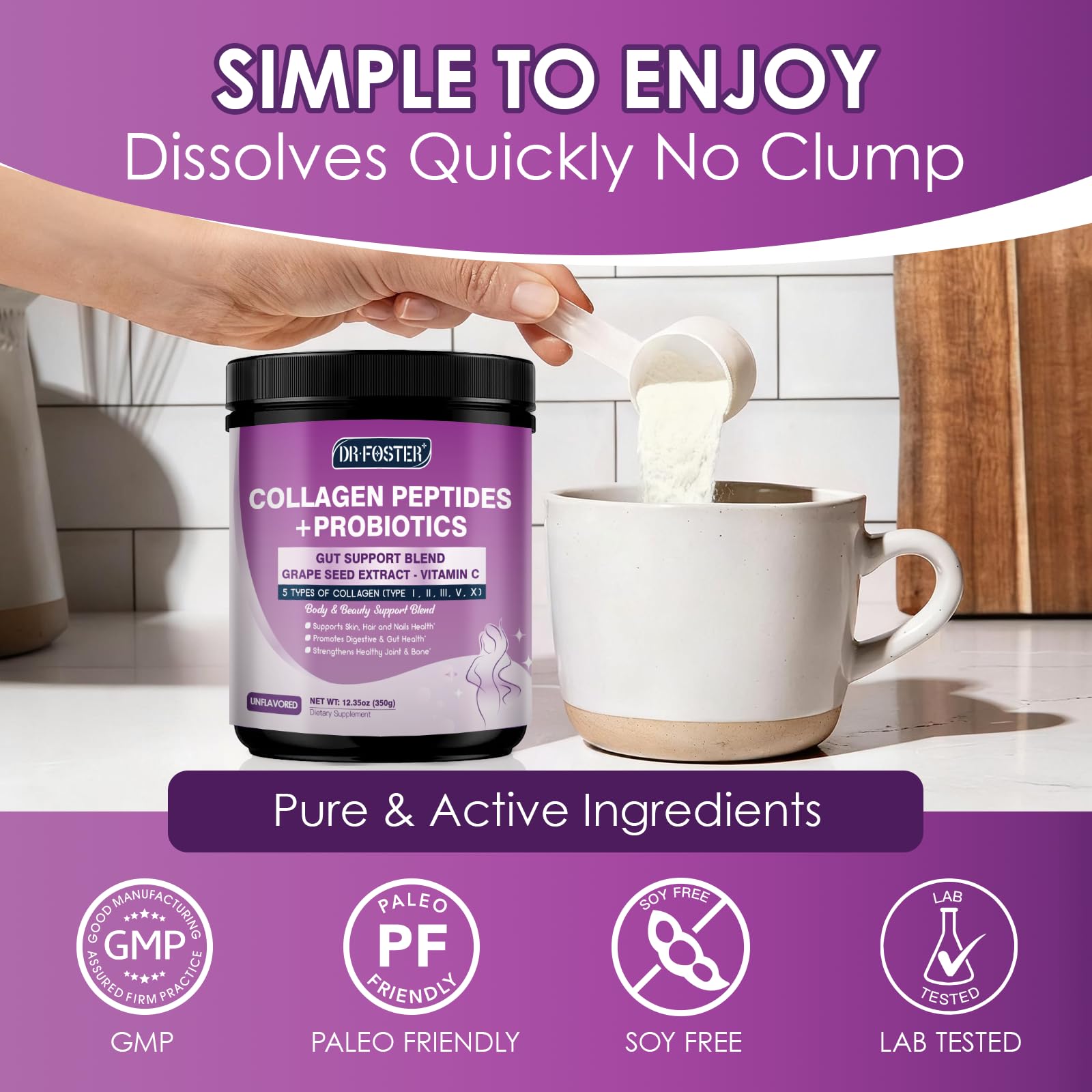 DRFOSTER ambiente lifestyle que sugiere bienestar y rutina equilibrada