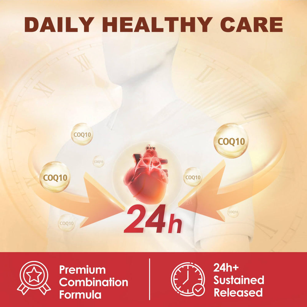 DRFOSTER CoQ10 con Omega 3, etiqueta informativa y beneficios potenciales