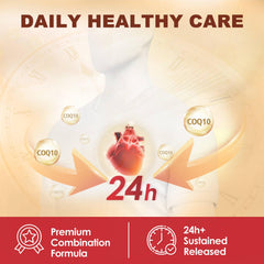 DRFOSTER CoQ10 con Omega 3, etiqueta informativa y beneficios potenciales