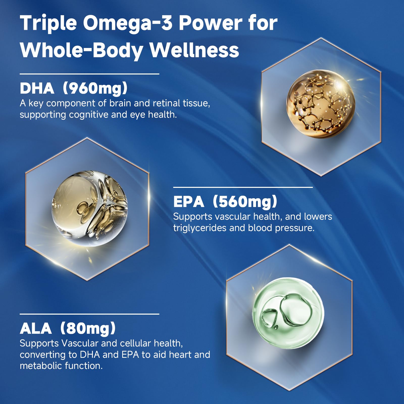 Etiqueta DRFOSTER Omega-3 que destaca pureza y ausencia de mercurio y PCB