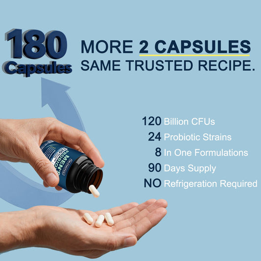 DRFOSTER Probiotics para Hombres: etiqueta frontal con información clara del producto.