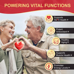 DRFOSTER etiqueta nutricional legible indicando 100 mg ubiquinol