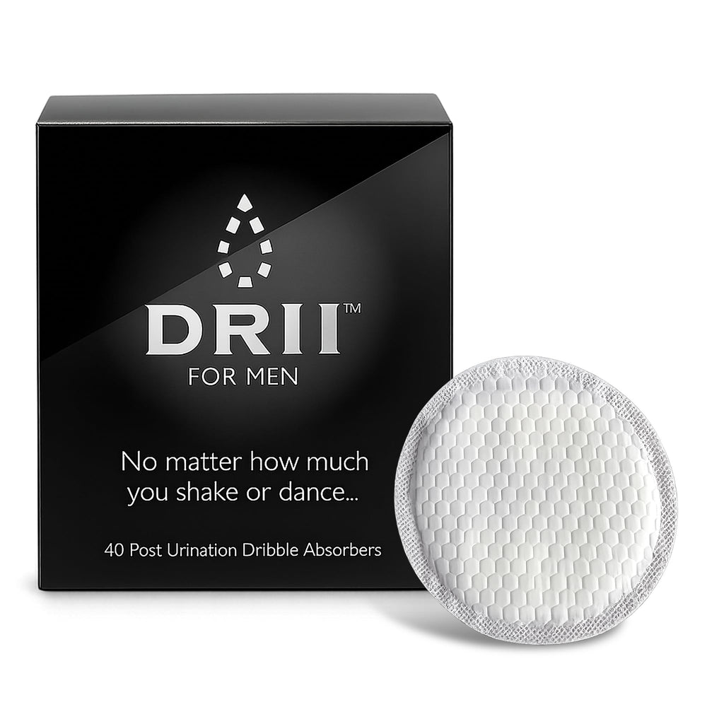DRII FOR MEN pack frontal mostrando diseño discreto y favoreciendo confianza