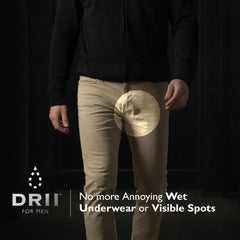DRII FOR MEN protector en uso durante paseo que aporta protección discreta