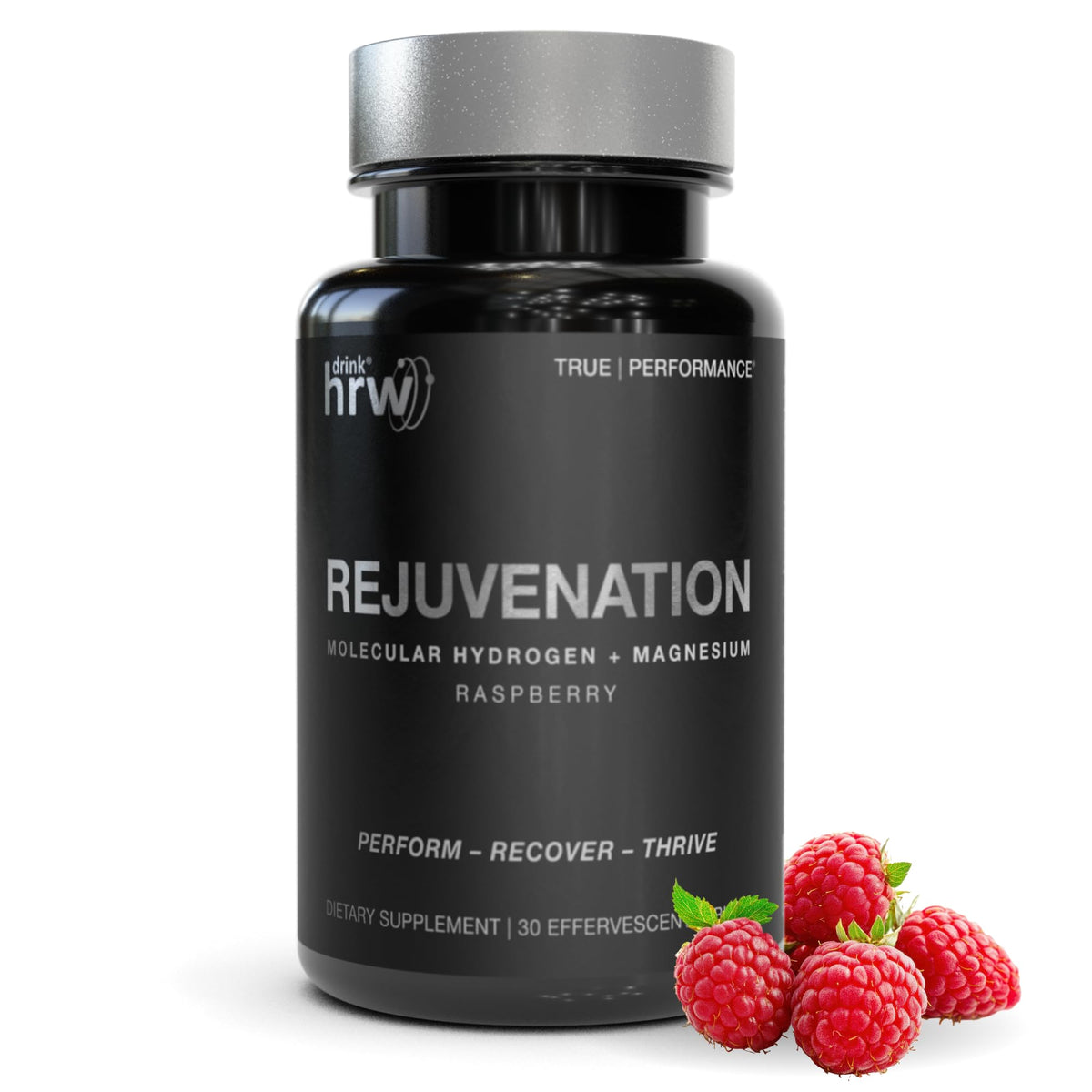 DRINK HRW empaque frontal mostrando 30 tabletas y beneficio de conveniencia