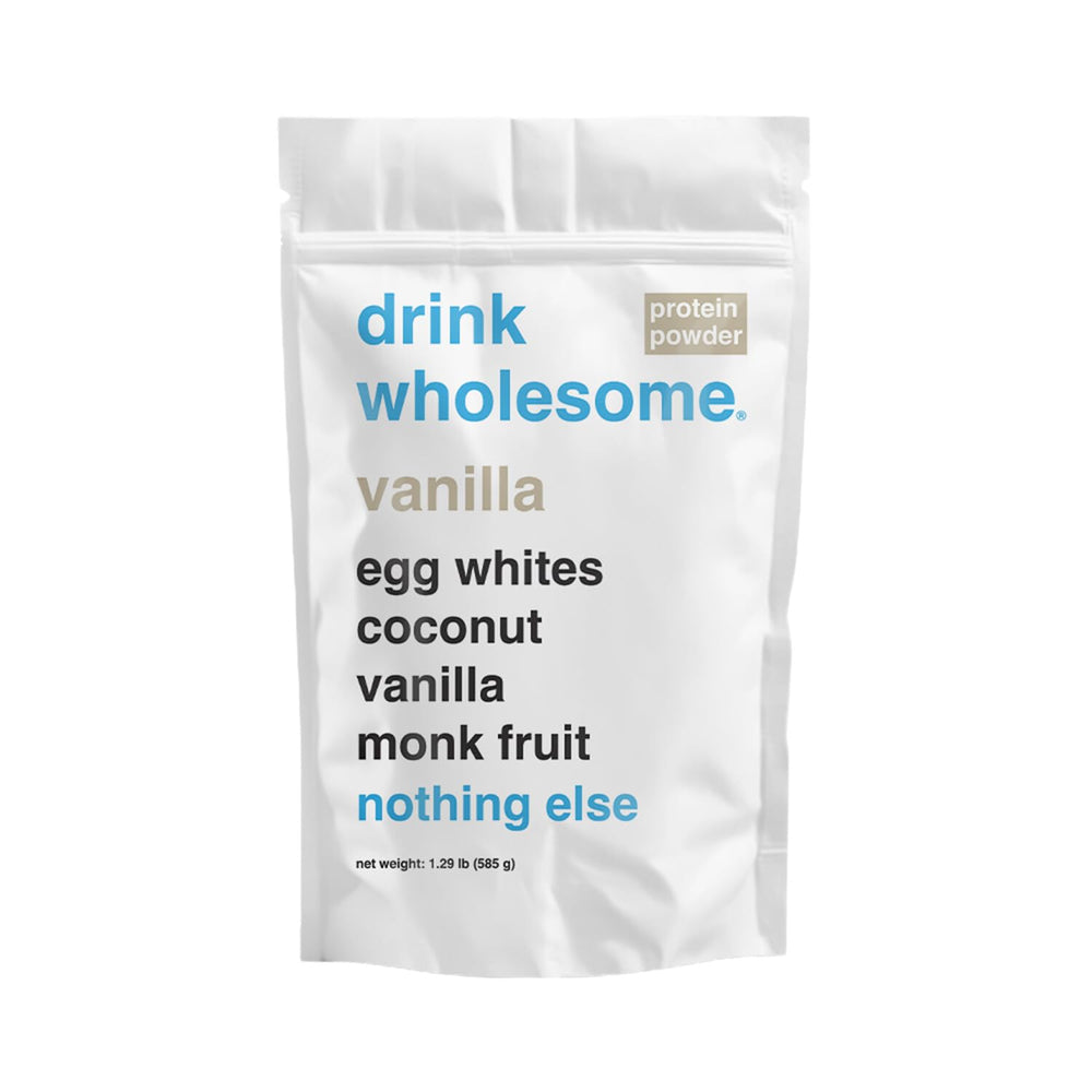 drink wholesome frasco frontal mostrando diseño y beneficio de digestión suave
