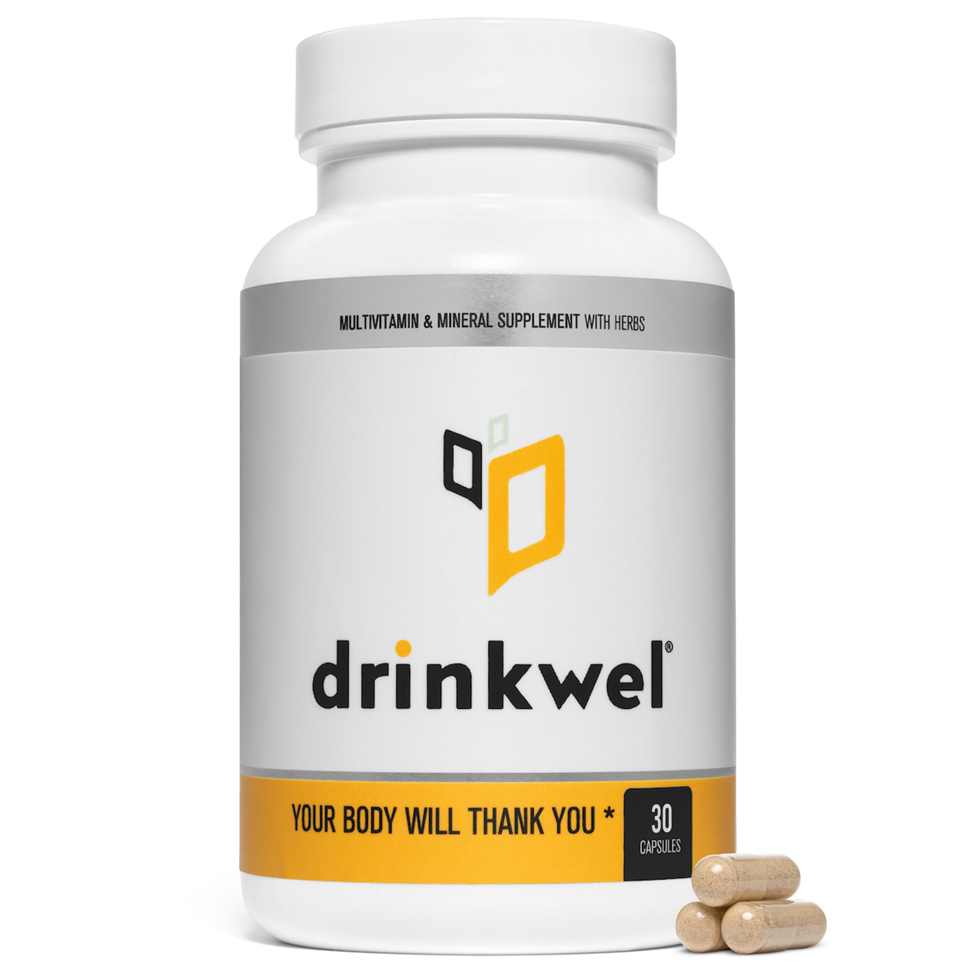 drinkwel frontal del envase mostrando diseño y beneficios del producto