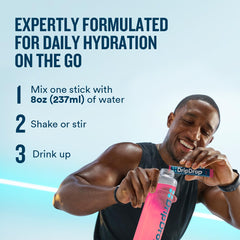 DripDrop uso en gimnasio después de entrenamiento para recuperación rápida