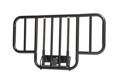 Drive Medical barandilla frontal brown vein instalada, mayor seguridad lateral