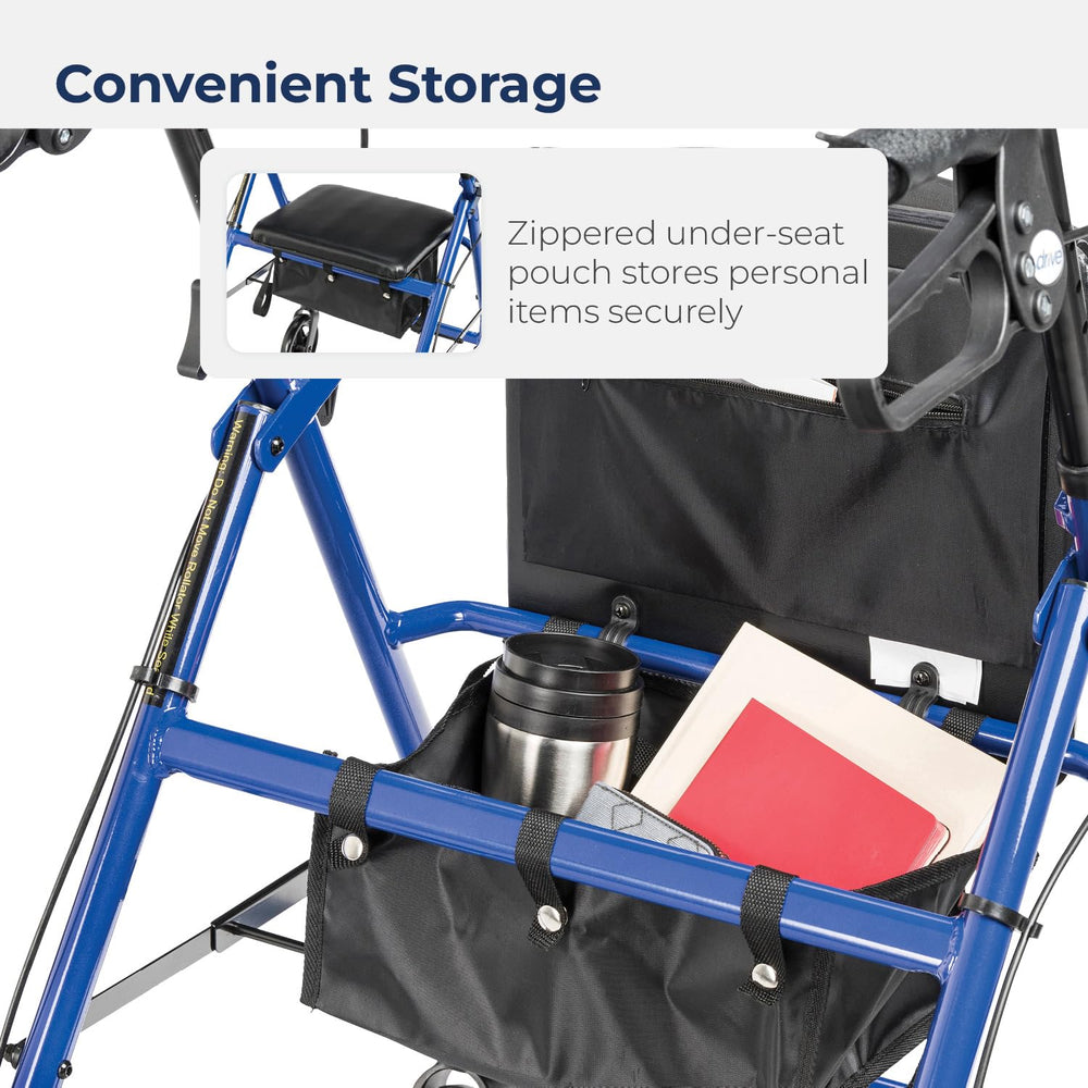Drive Medical bolsa frontal abierta para guardar objetos personales