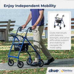 Drive Medical primer plano del asiento y respaldo acolchados para confort