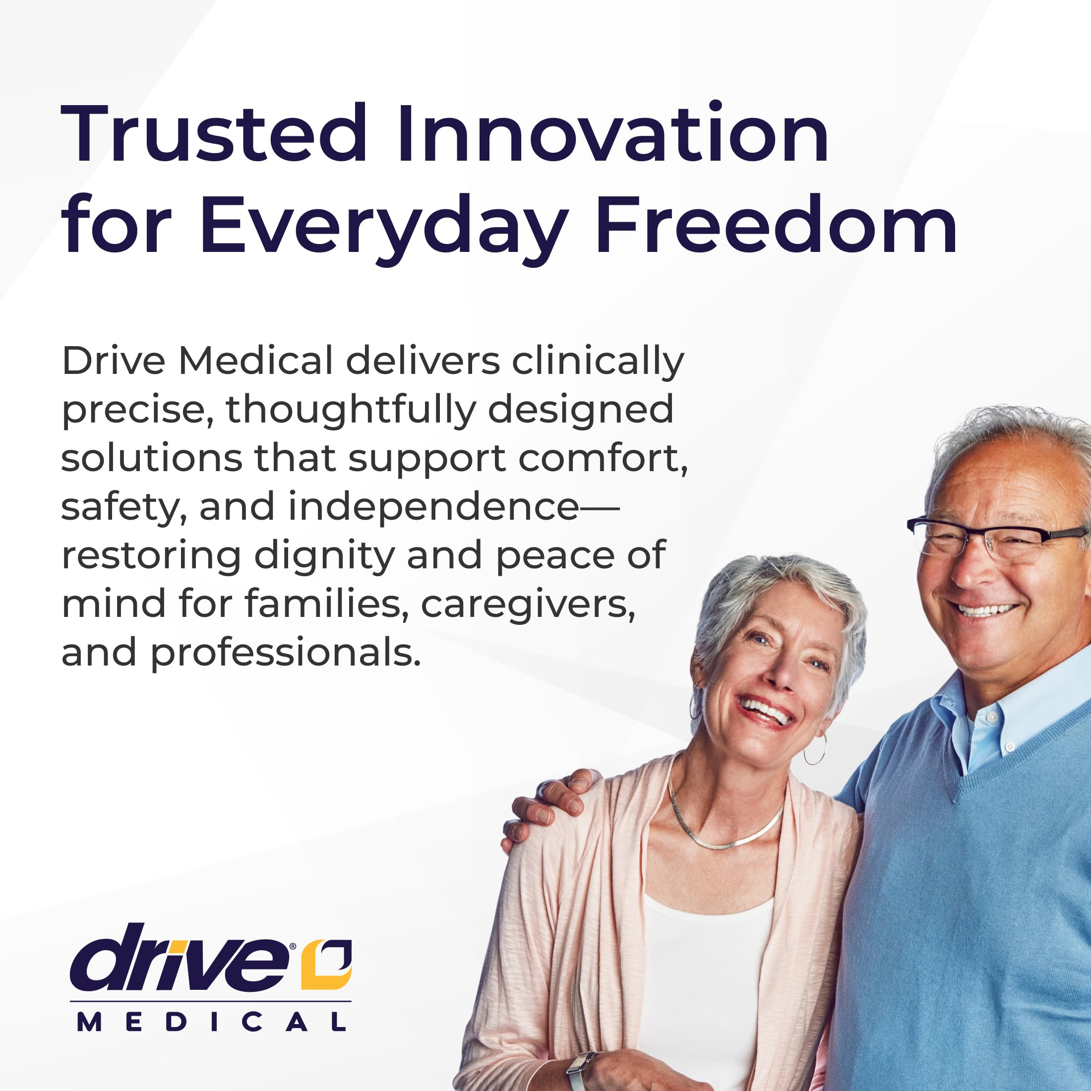Drive Medical piezas desmontadas para montaje sin herramientas y limpieza