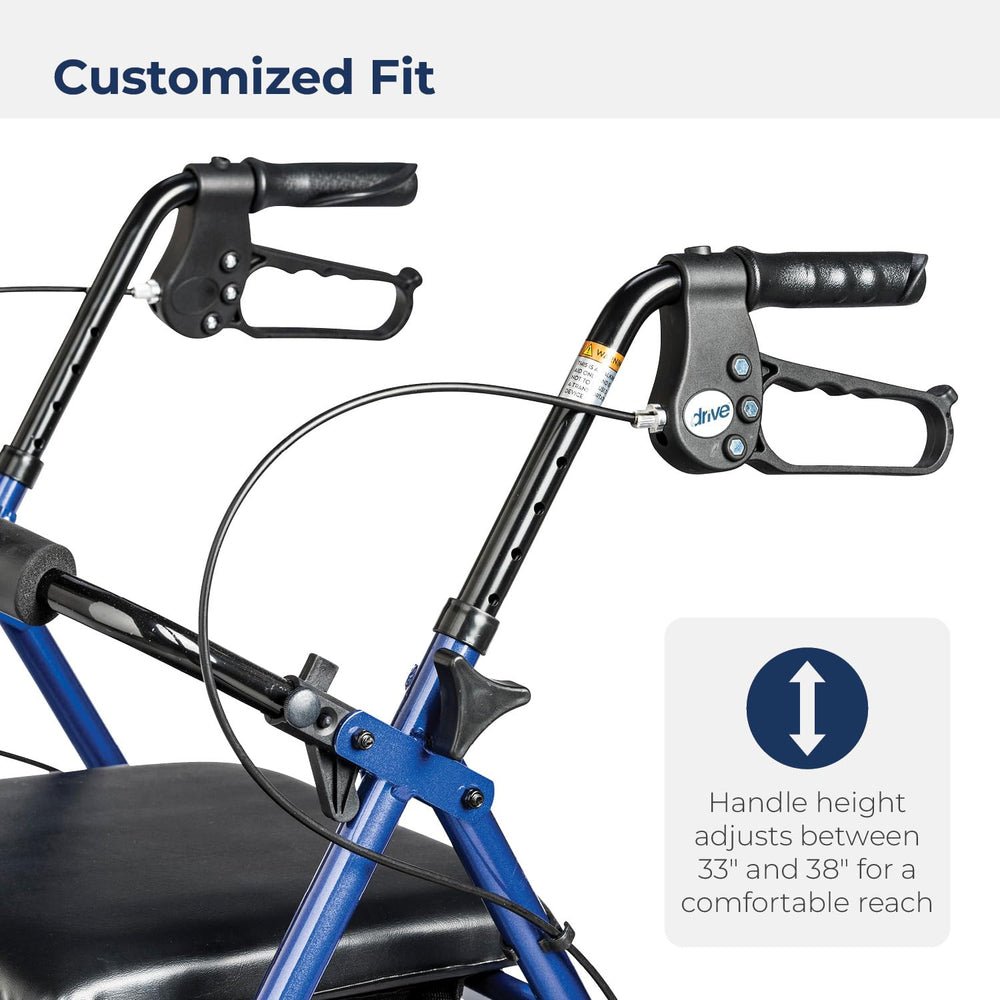 Drive Medical ruedas de 6 pulgadas que facilitan uso interior y exterior