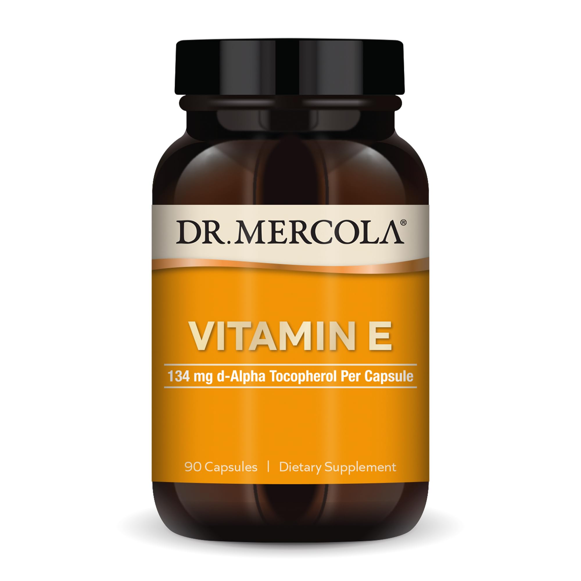 Dr. Mercola envase frontal que muestra la fórmula completa y beneficio de equilibrio