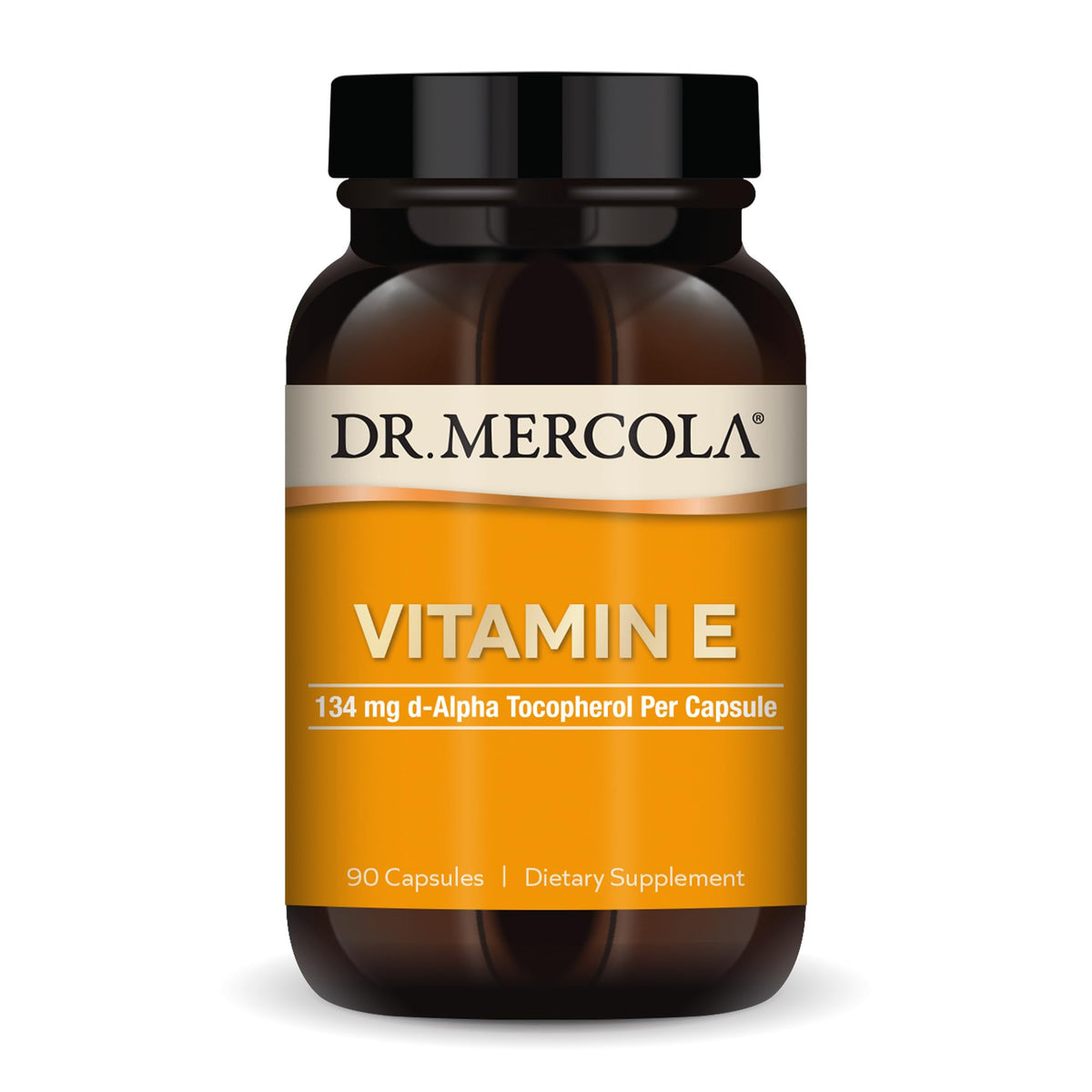 Dr. Mercola envase frontal que muestra la fórmula completa y beneficio de equilibrio