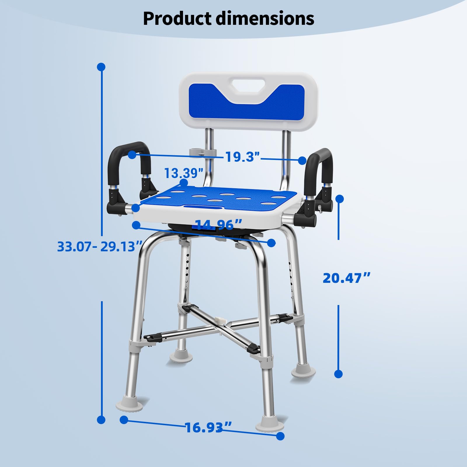 Drseats respaldo contorneado mostrando soporte ergonómico