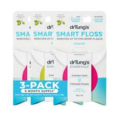drTung's envase frontal pack de 3 con sabor cardamomo, limpieza eficaz