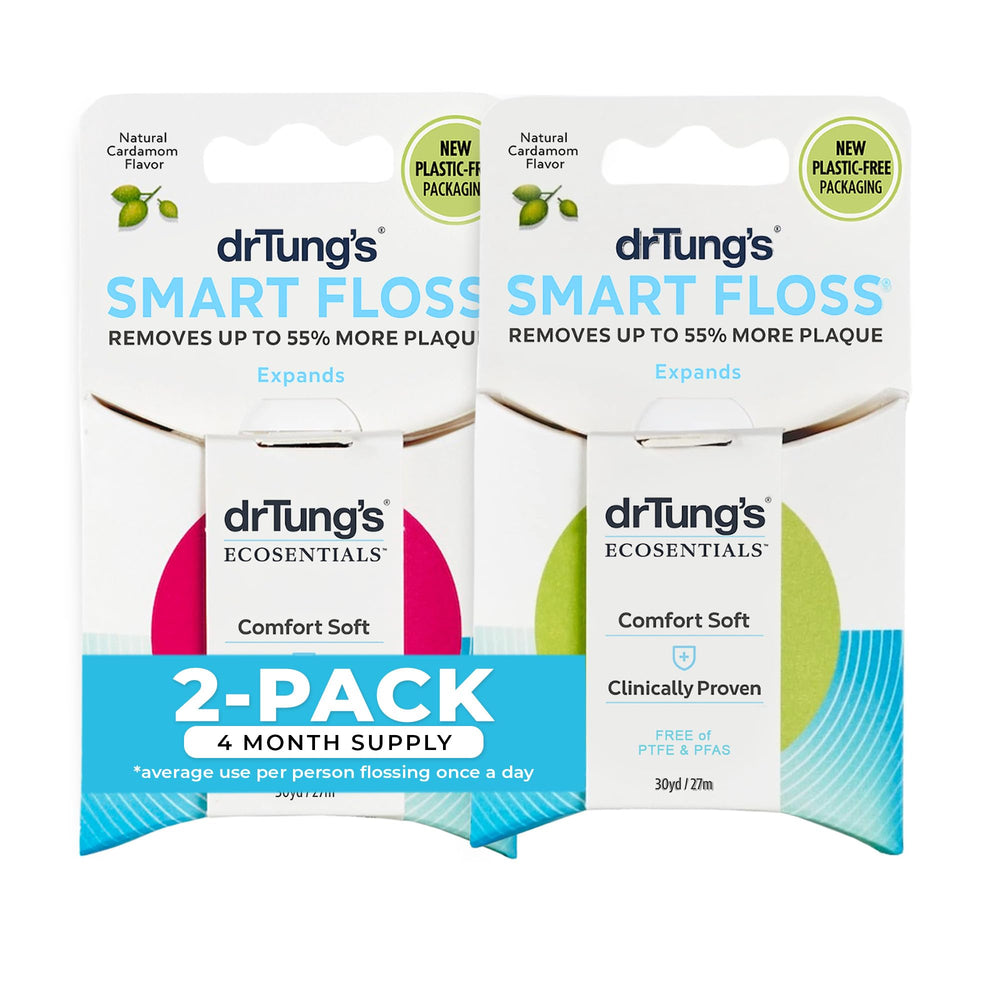 DrTung's vista frontal del envase con diseño claro y beneficios
