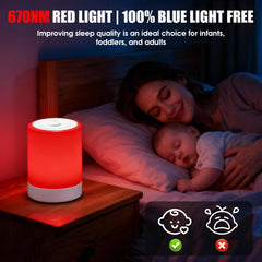 DSJGB lámpara en mesita junto a una cama creando ambiente tranquilo
