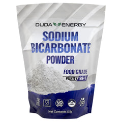 Duda Energy bolsa frontal mostrando el envase y pureza para uso doméstico