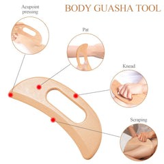 Dukucr tabla gua sha en detalle para fricciones y drenaje linfático