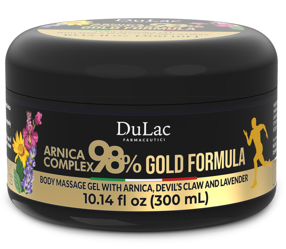 DULÀC gel Arnica frontal envase y capacidad mostrando beneficio práctico