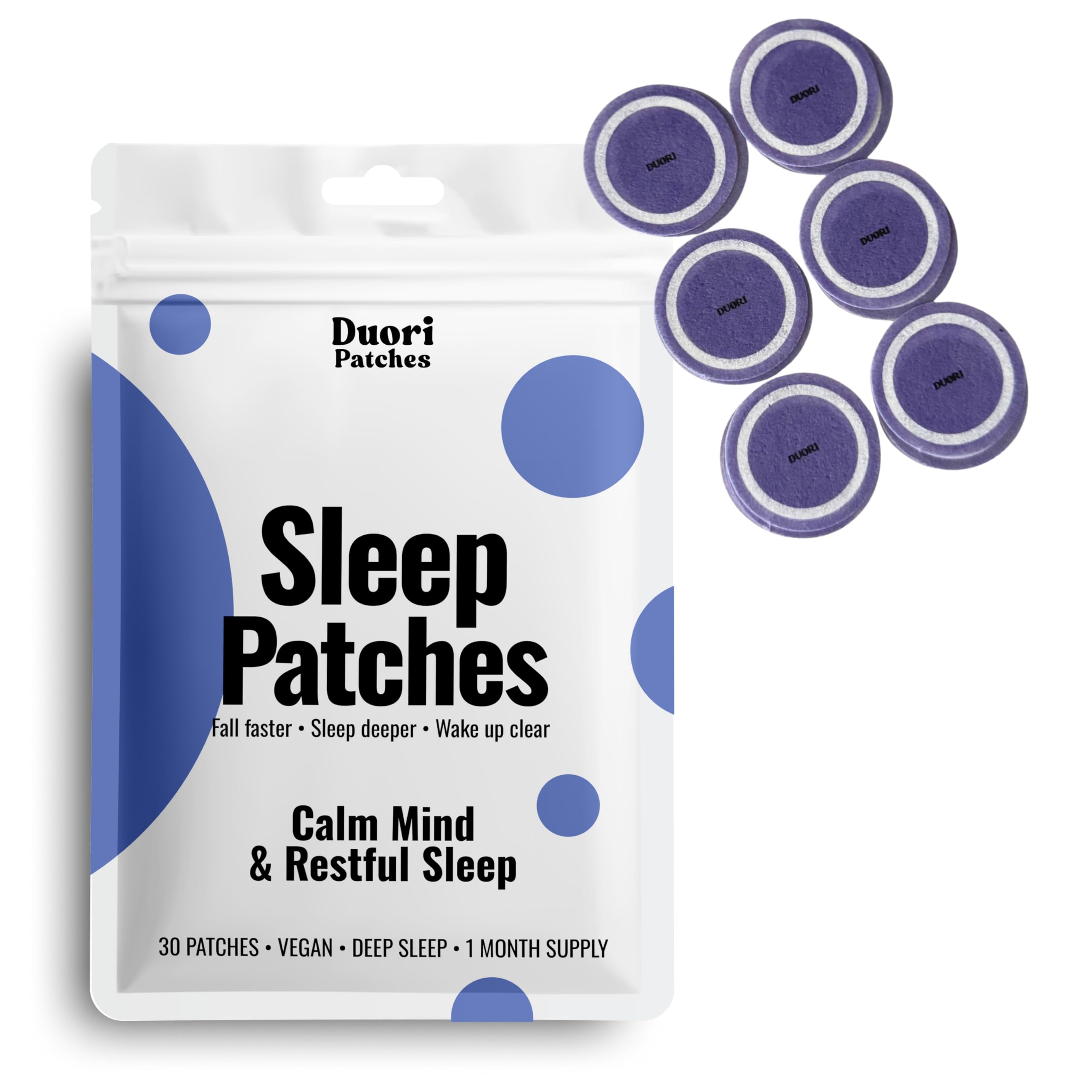 DUORI Sleep Patches valeriana: extracto para calmar la mente antes de dormir