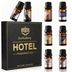 DuoRuiMeng empaque frontal mostrando set de ocho aromas y lujo