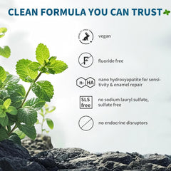DUOYINTL escenario de baño con menta para aliento fresco duradero