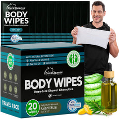 Dura Cleanse paquete frontal mostrando dosis portátil y uso de viaje