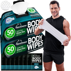 Dura Cleanse paquete frontal mostrando conteo y diseño, ideal para almacenamiento