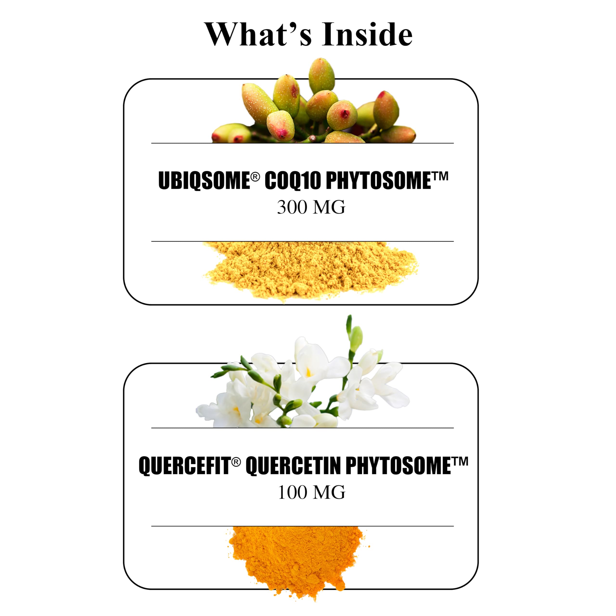 Durable etiqueta con lista de ingredientes y logotipos de calidad