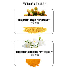 Durable etiqueta con lista de ingredientes y logotipos de calidad